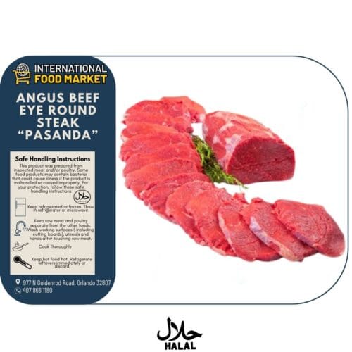 ANGUS BEEF EYE ROUND STEAK “PASANDA”