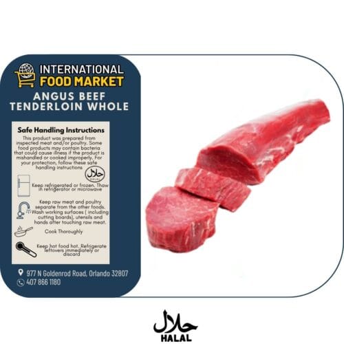 ANGUS BEEF PRIME TENDERLOIN WHOLE