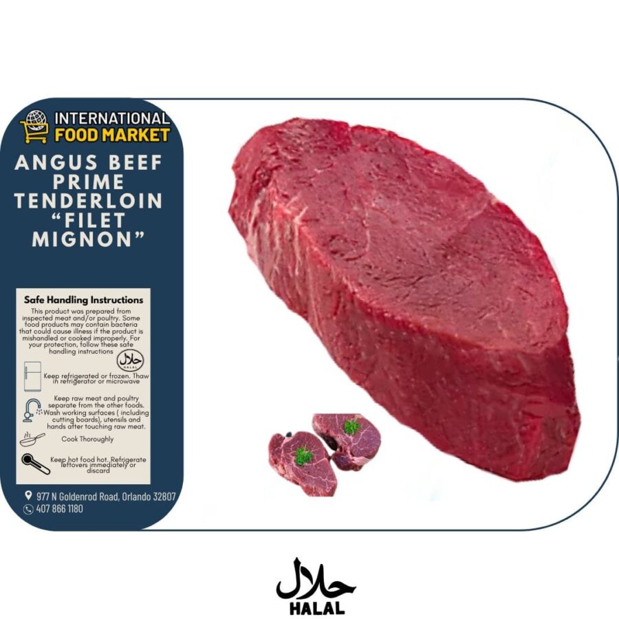 ANGUS BEEF PRIME TENDERLOIN “FILET MIGNON” – International Food Market
