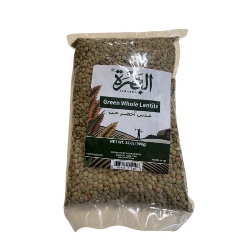 AL BASRA Lentil Whole Green (908g)