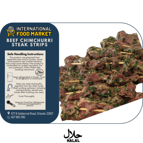 BEEF CHIMICHURRI STEAK STRIPS
