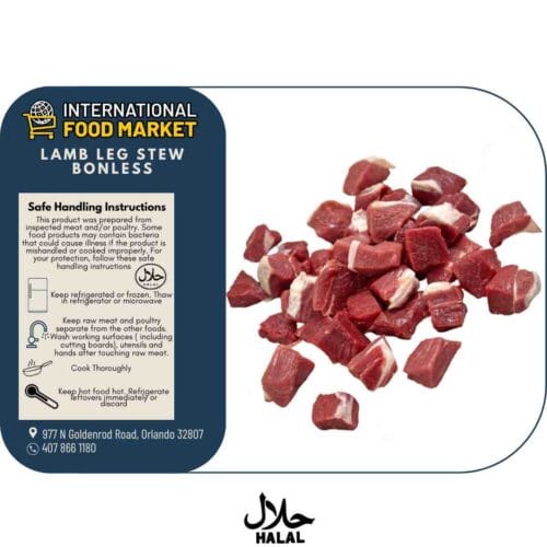 LAMB LEG STEW BONLESS