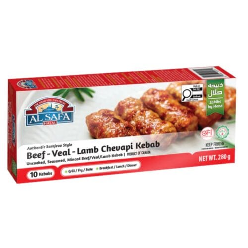 AL SAFA BEEF VEAL LAMB CHEVAPI KEBABS 280g