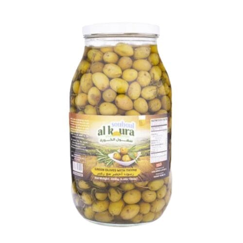 KOURA VALLEY GREEN OLIVES W THYME 3kg
