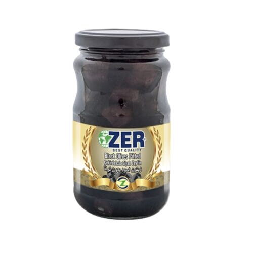 ZER PITTED BLACK OLIVES 350G